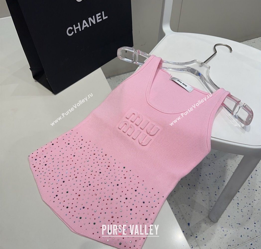 Miu Miu Vest with Strass Pink 2025 0911 (XMN-250911087)