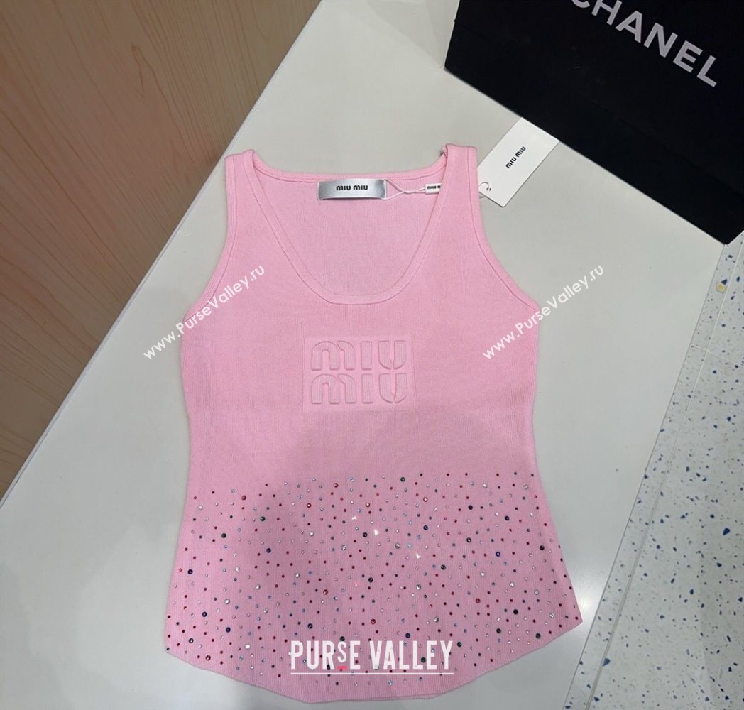Miu Miu Vest with Strass Pink 2025 0911 (XMN-250911087)