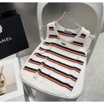 Prada Striped Vest White 2025 0911 (XMN-250911067)