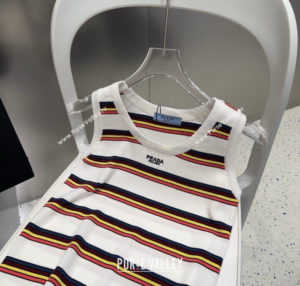 Prada Striped Vest White 2025 0911 (XMN-250911067)