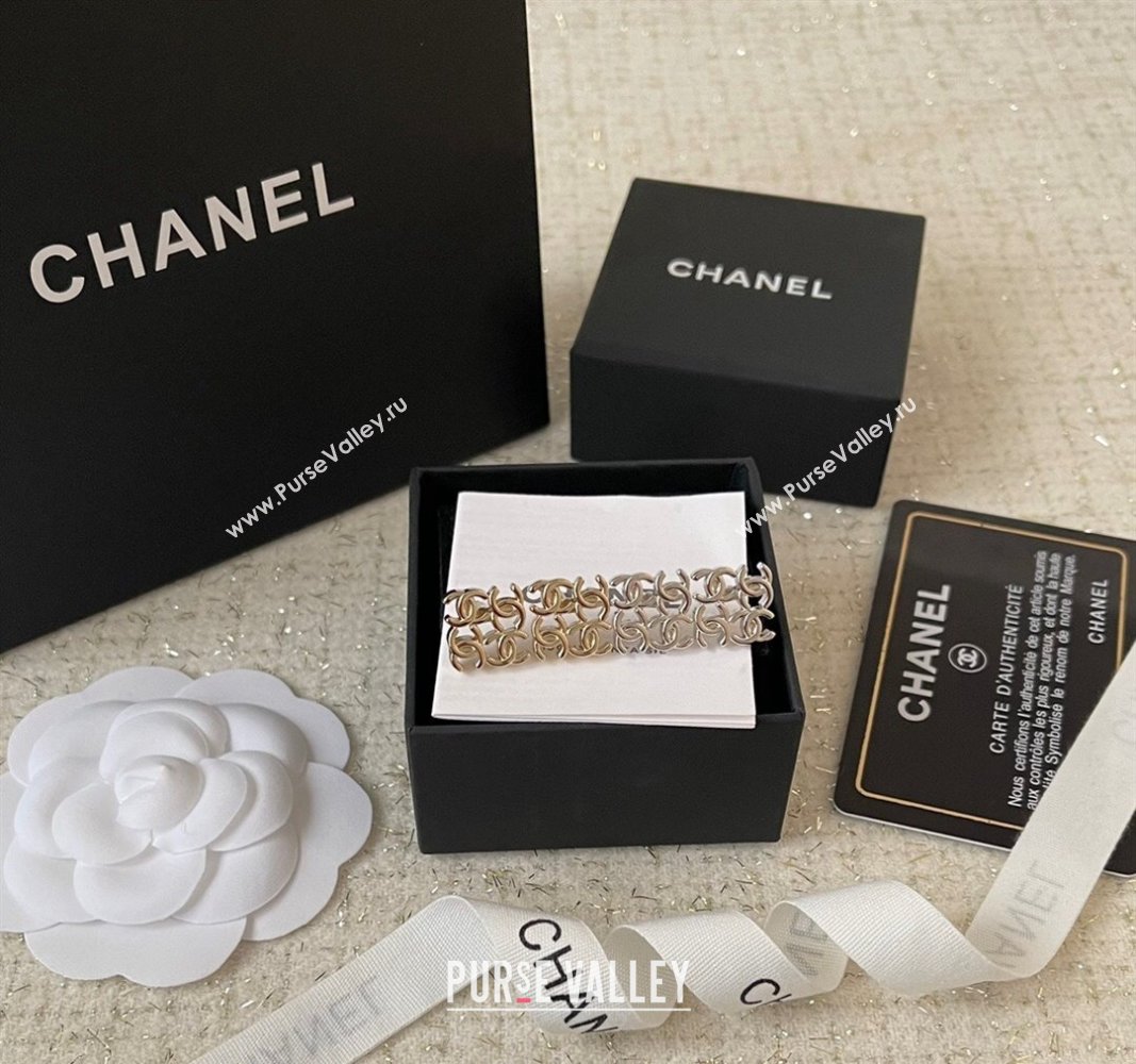 Chanel CC Square Earrings Gold 2024 0821 (YF-240821002)