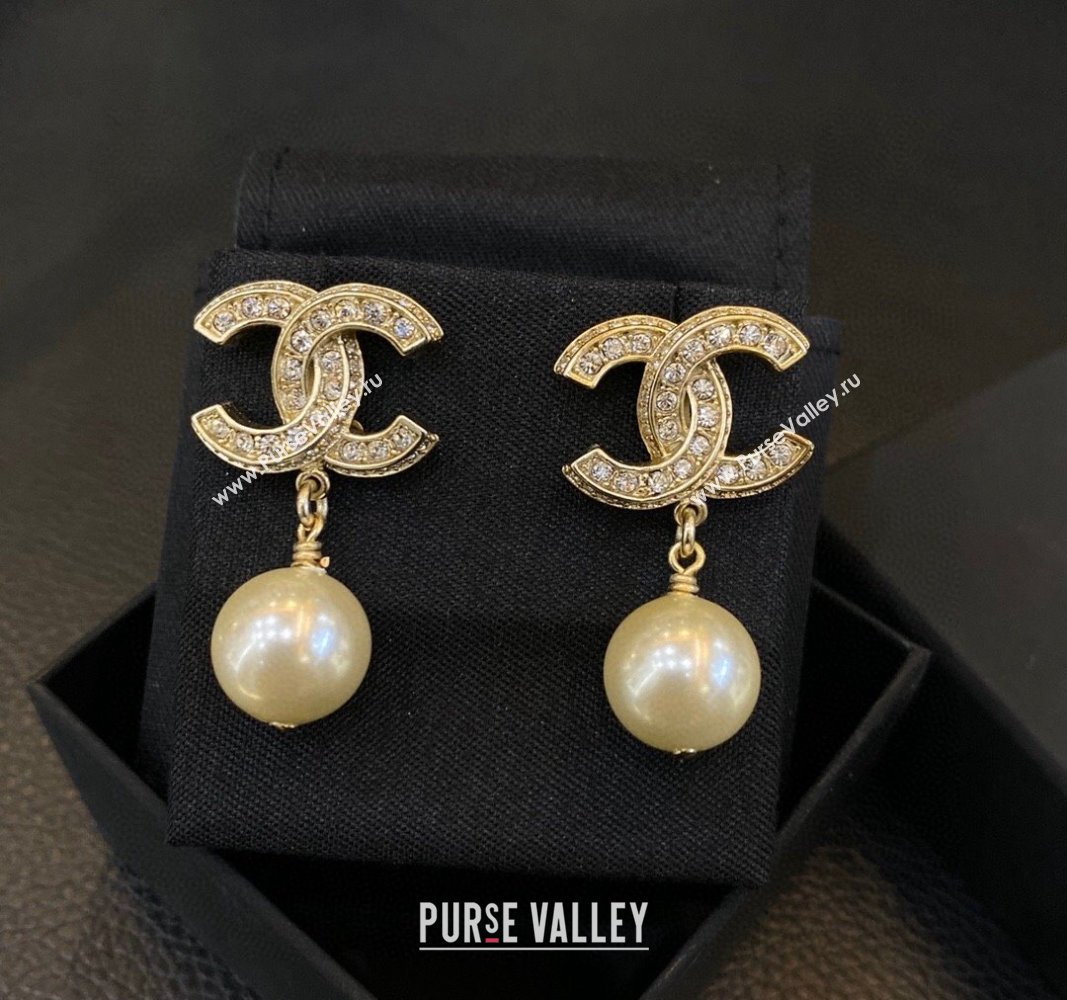 Chanel Pearl Pendant Earrings 2024 A86056 (YF-241023047)