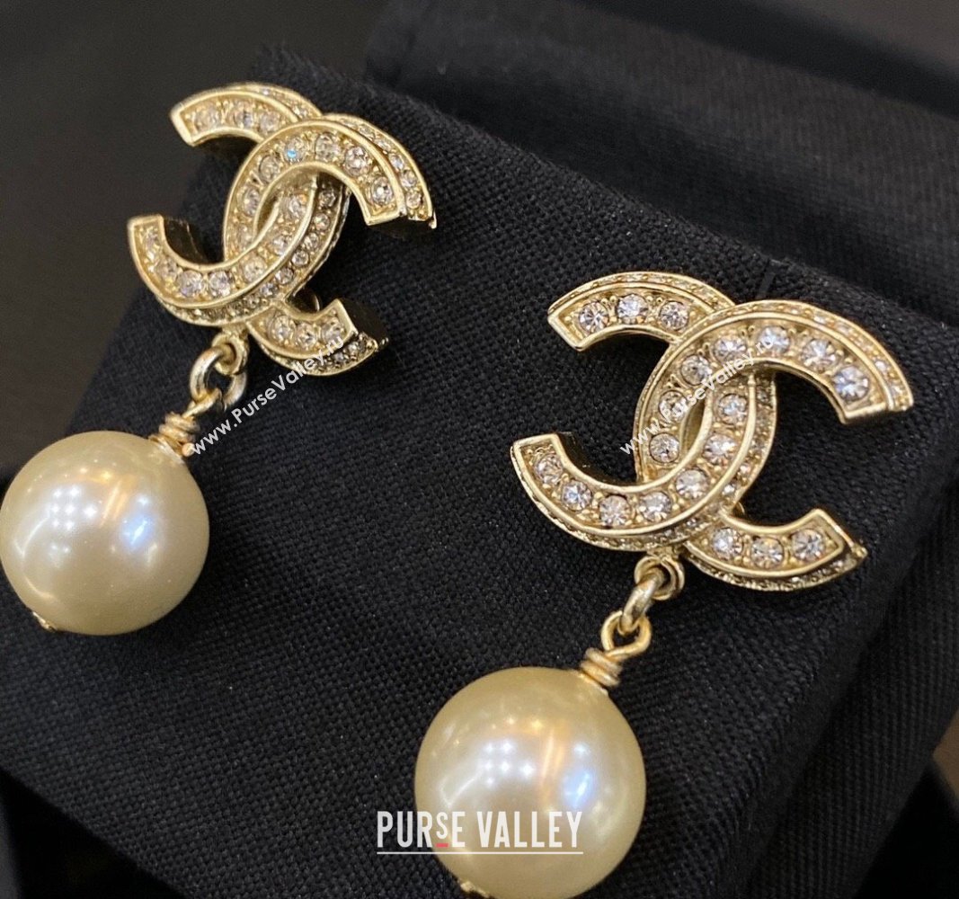 Chanel Pearl Pendant Earrings 2024 A86056 (YF-241023047)