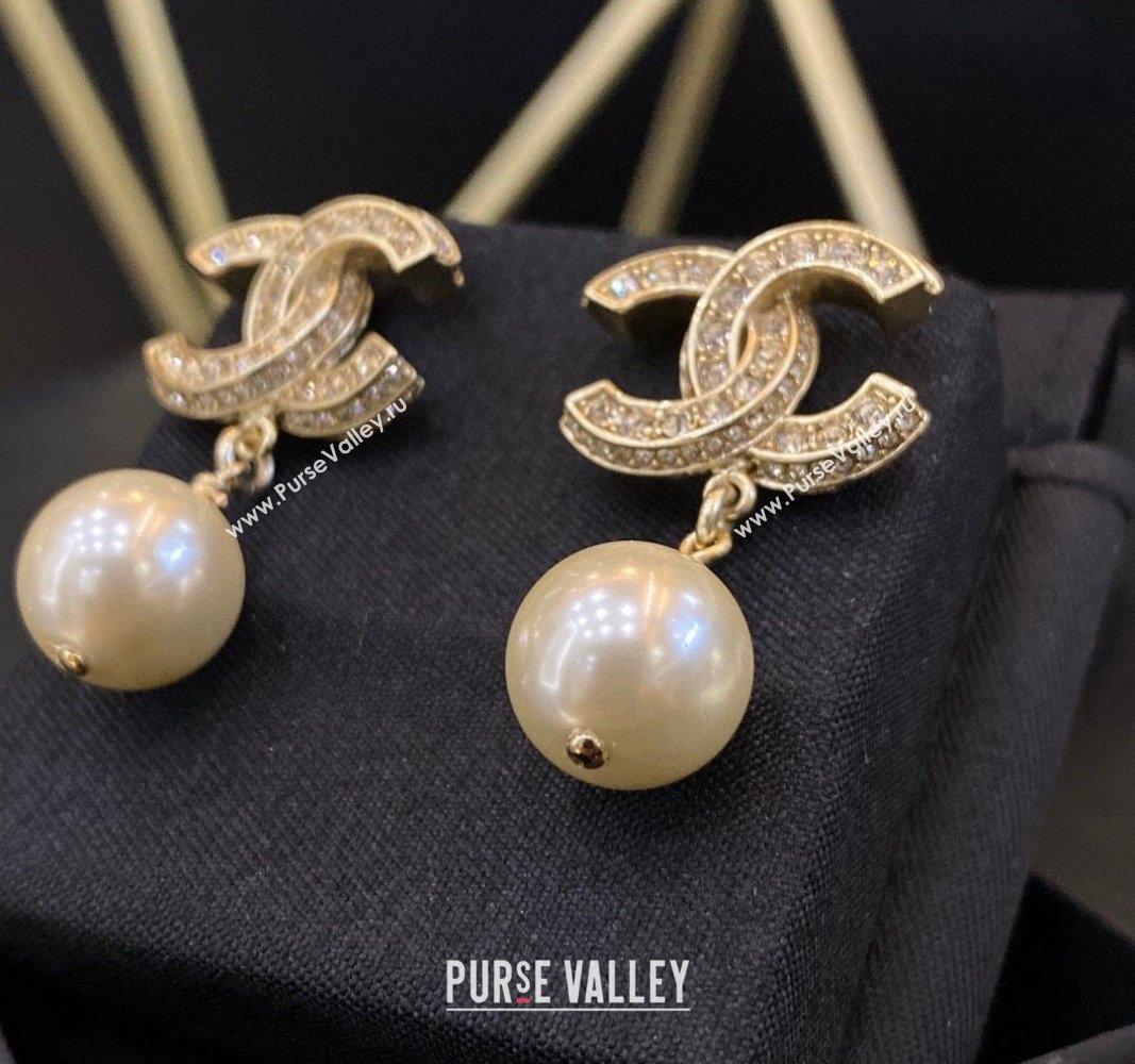 Chanel Pearl Pendant Earrings 2024 A86056 (YF-241023047)