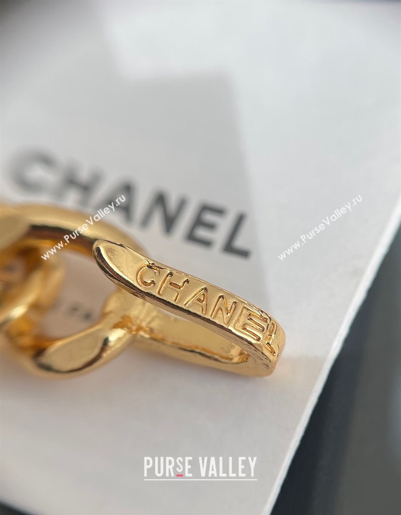 Chanel Chain Leather Belt Black/Gold 2024 1126 (YF-241126058)