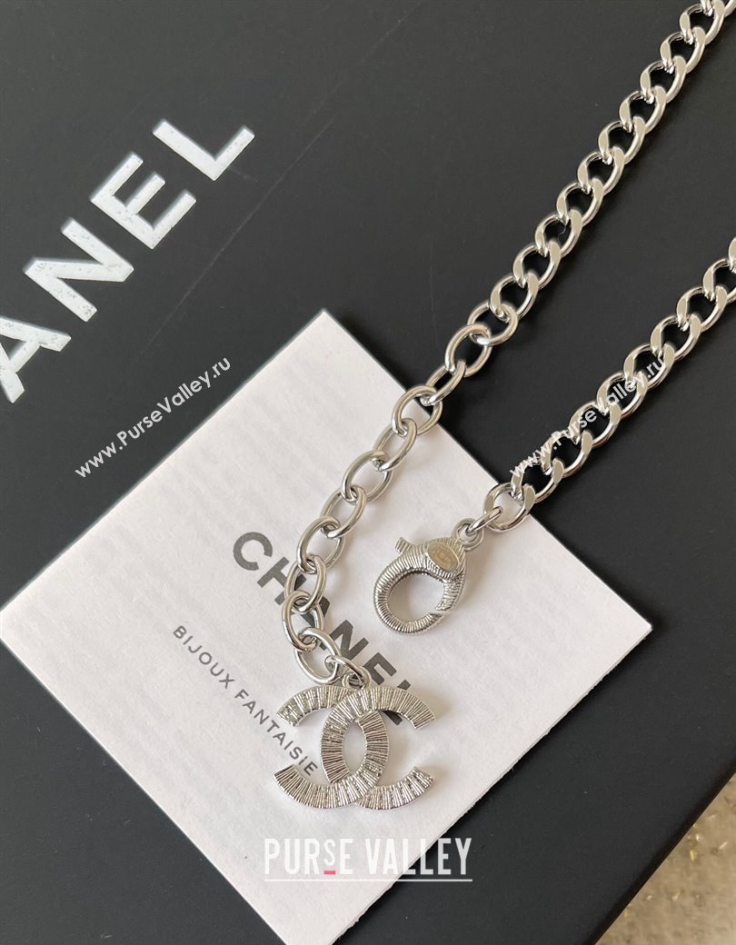 Chanel Pealrs Short Necklace with Bow 2024 1126 12 (YF-241126013)