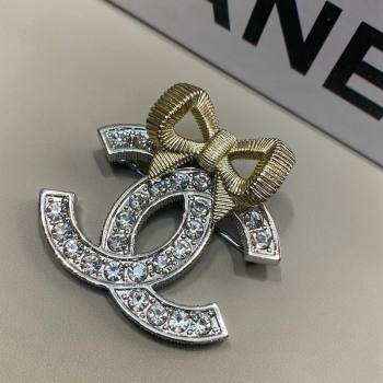 Chanel Strass CC Brooch with Bow 2024 1126 (YF-241126032)