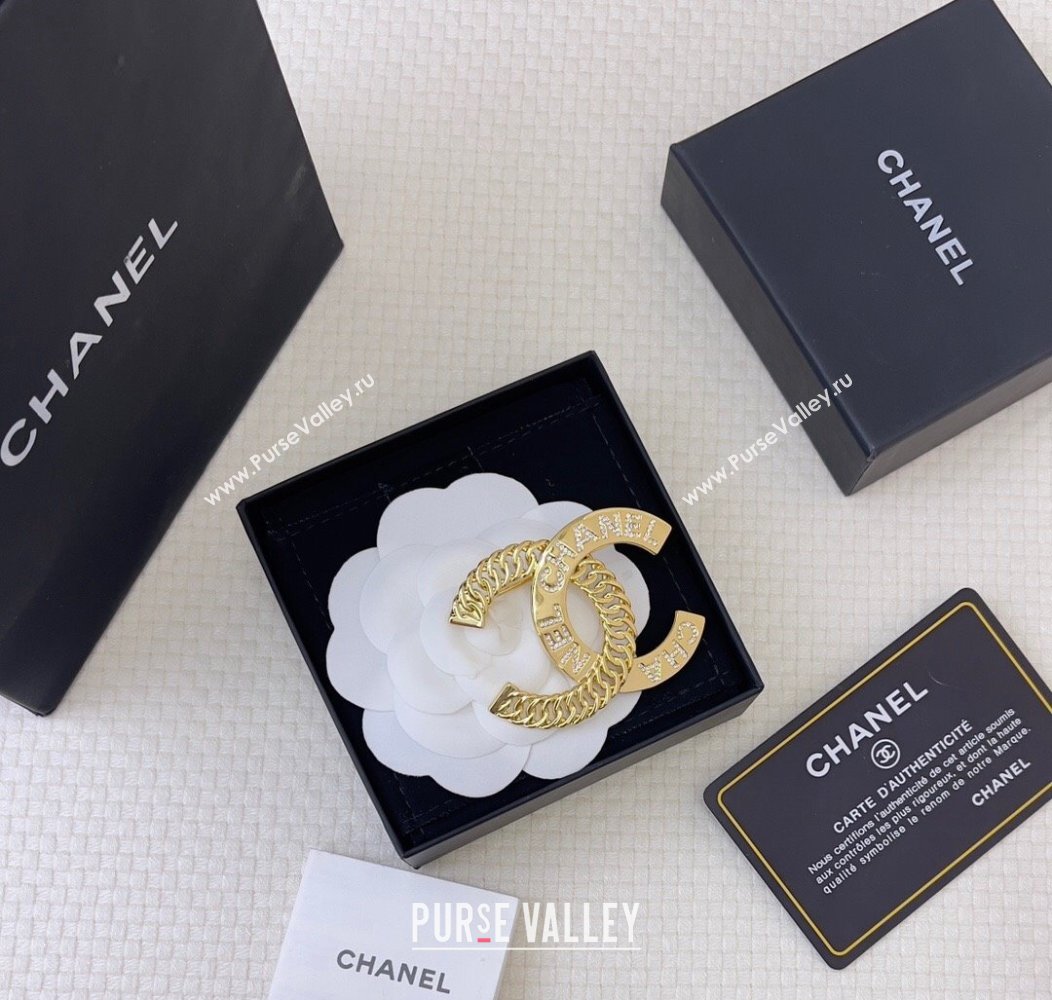 Chanel Chain and Metal CC Brooch 2024 1126 (YF-241126033)