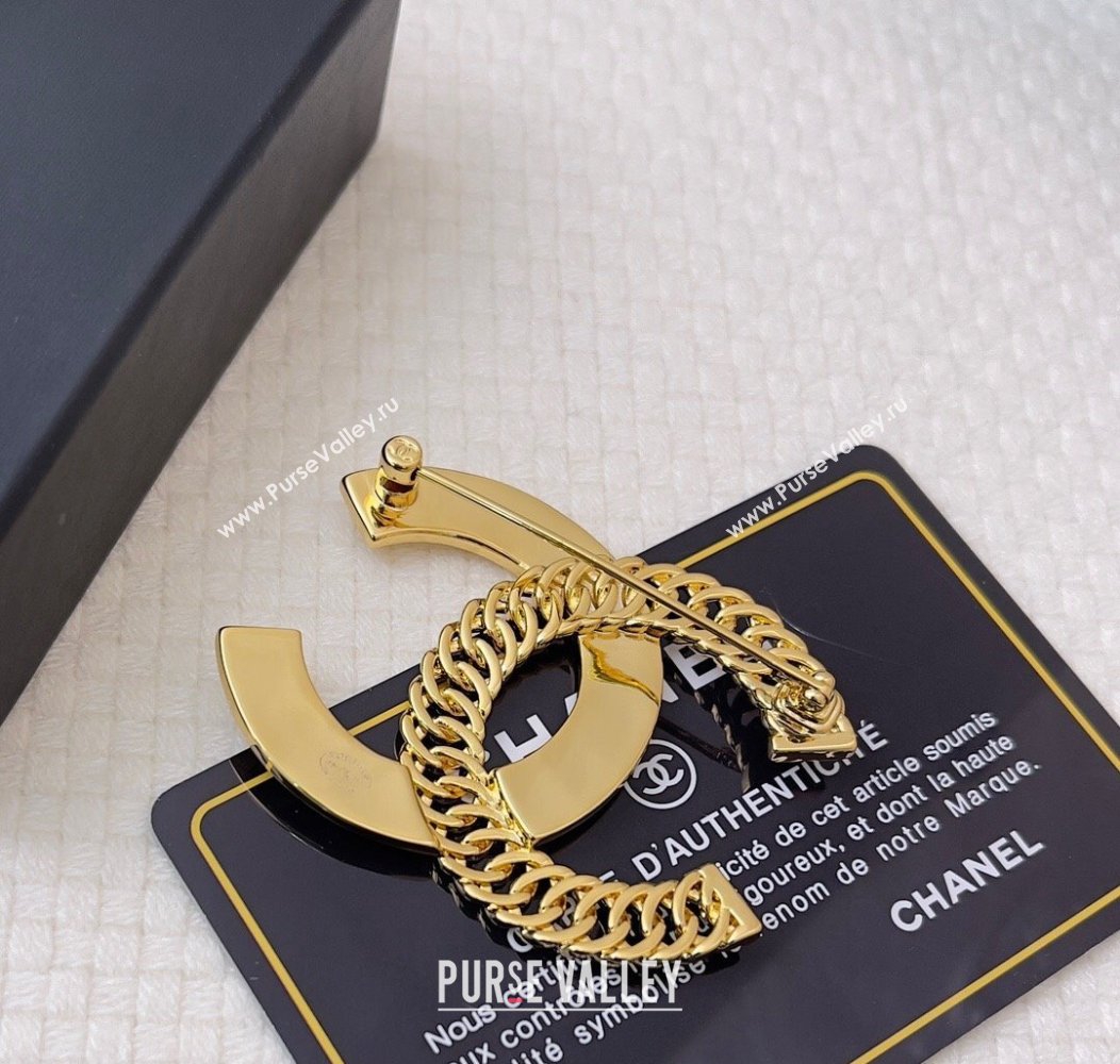 Chanel Chain and Metal CC Brooch 2024 1126 (YF-241126033)