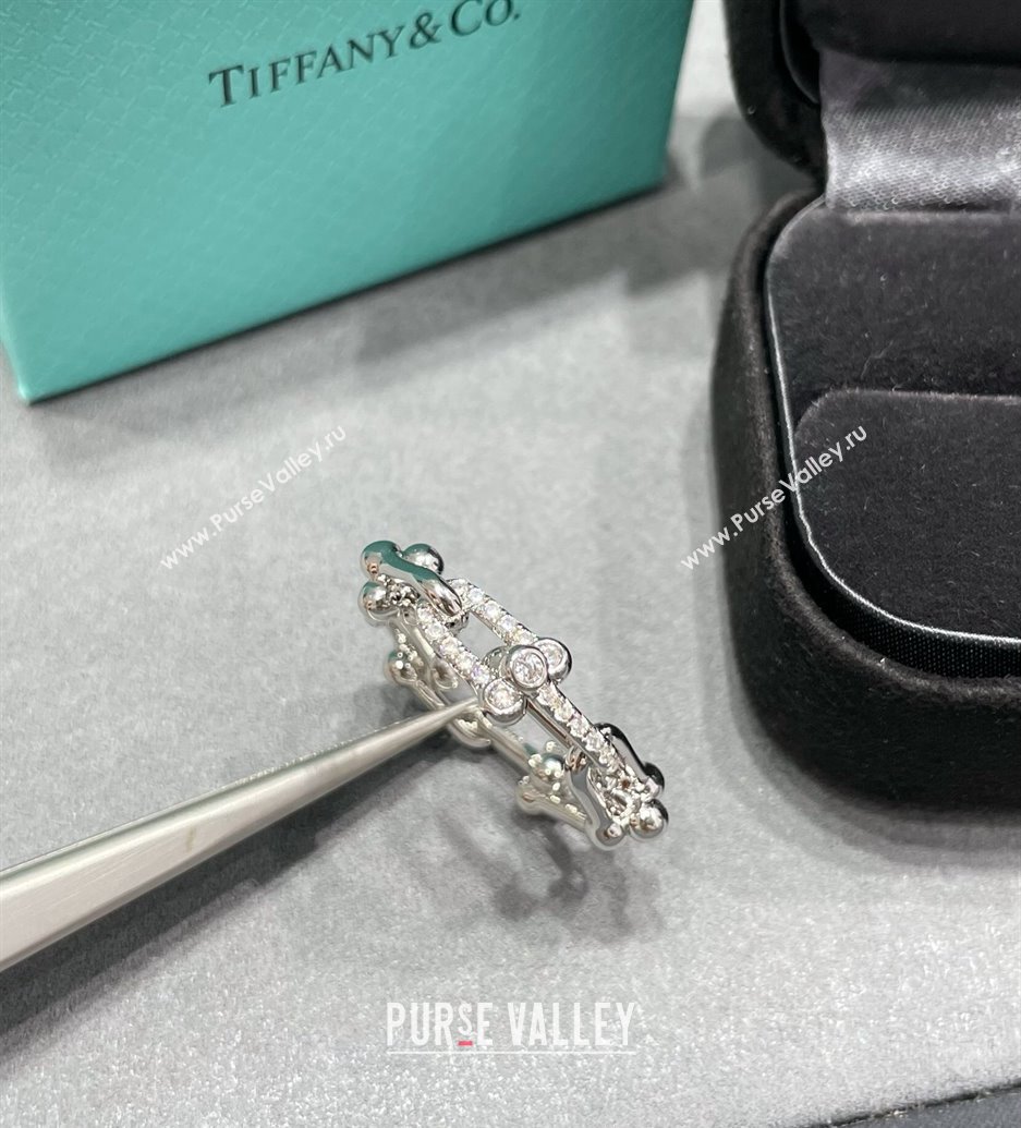 Tiffany HardWear Link Ring with Strass 2024 1127 (YF-241127025)