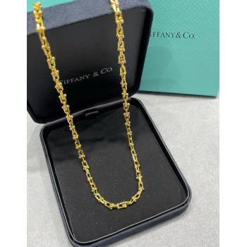 Tiffany HardWear Link Necklace Yellow Gold 2024 1127 (YF-241127026)