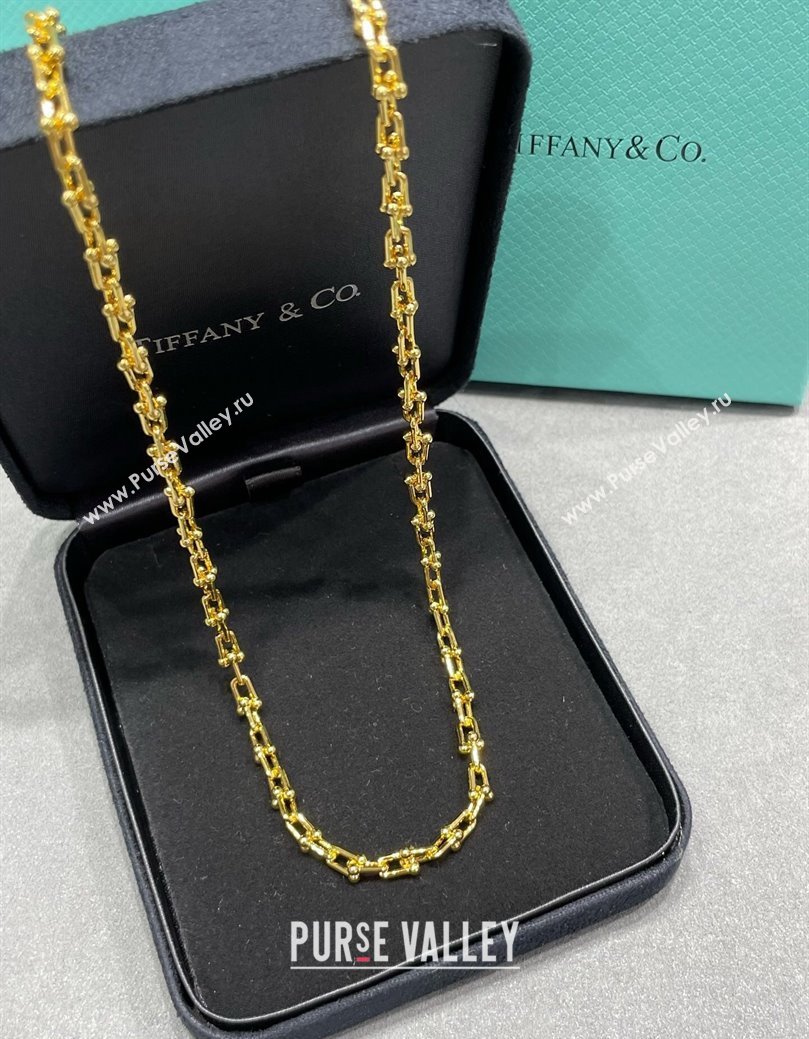 Tiffany HardWear Link Necklace Yellow Gold 2024 1127 (YF-241127026)