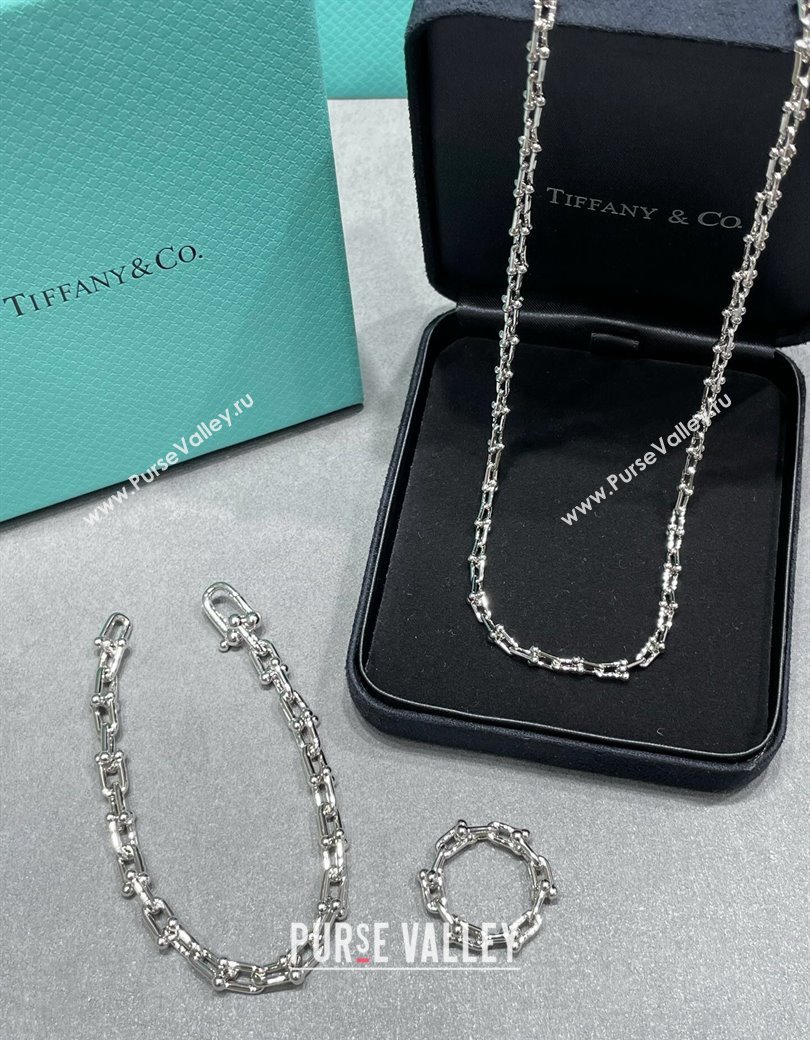 Tiffany HardWear Link Necklace Silver 2024 1127 (YF-241127027)