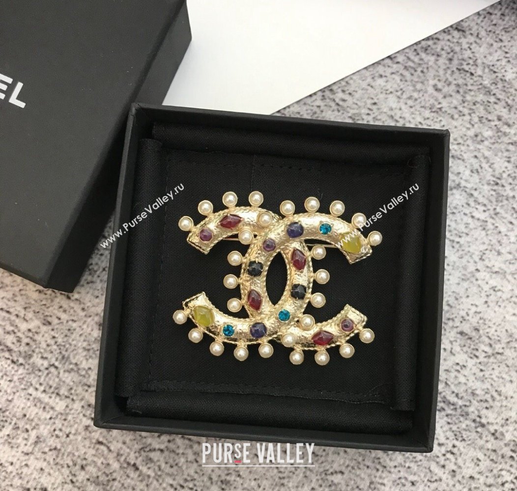 Chanel Stone Charm CC Brooch 2024 1126 (YF-241126036)