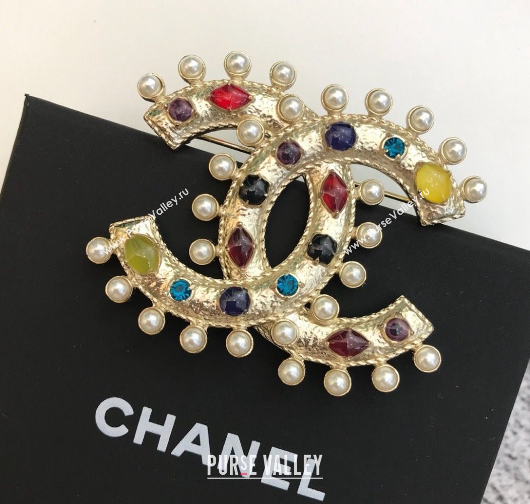 Chanel Stone Charm CC Brooch 2024 1126 (YF-241126036)