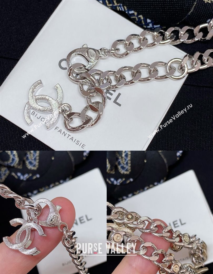 Chanel Chain Choker Necklace with Bow 2024 1127 (YF-241127007)