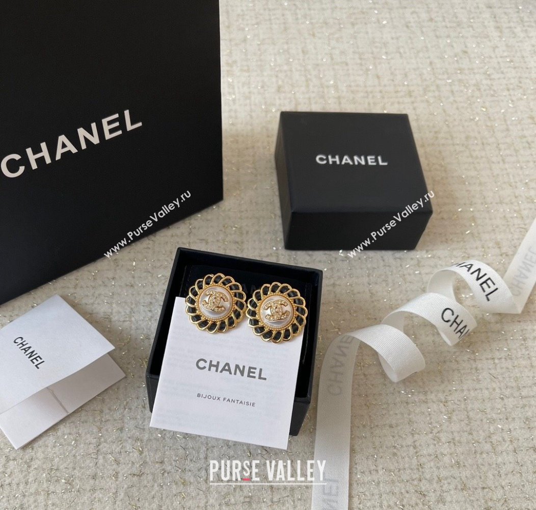 Chanel Round Stud Earrings 2024 1127 09 (YF-241127009)