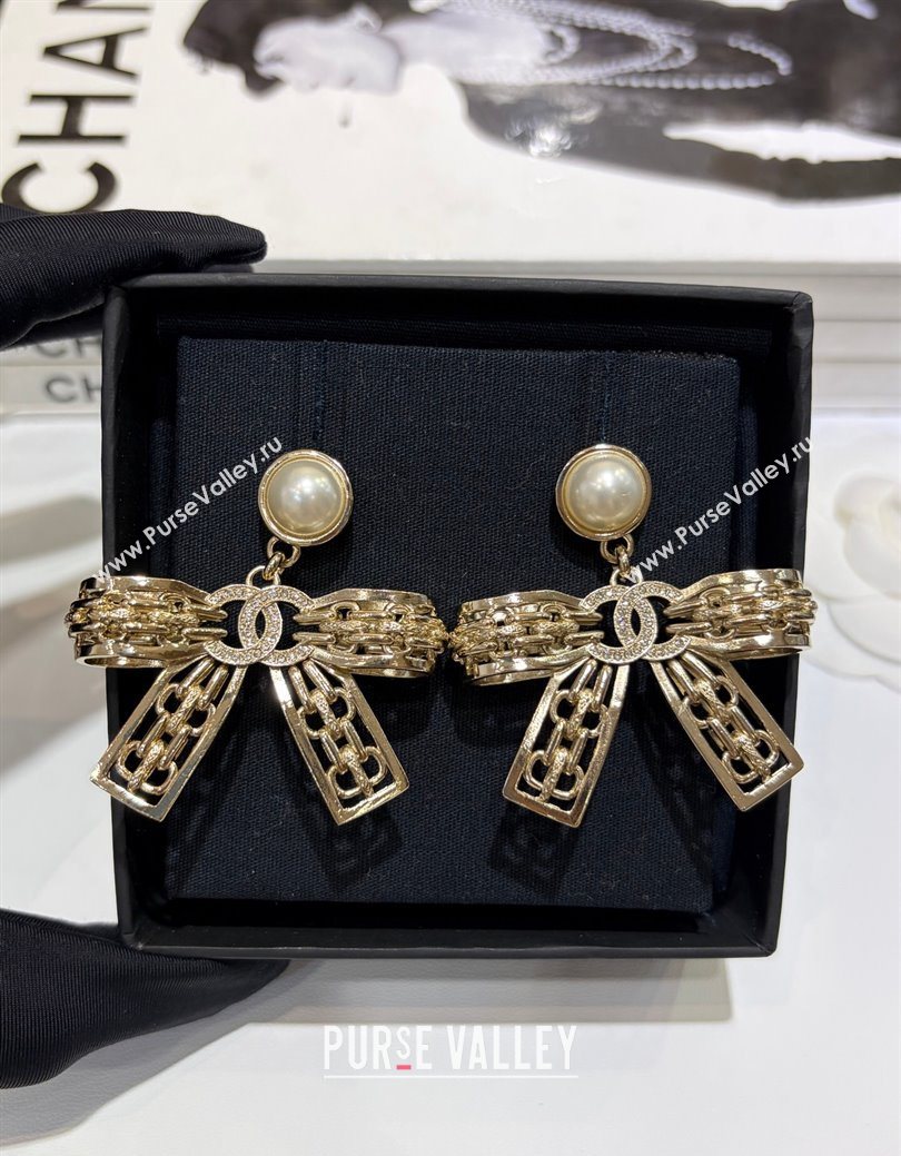 Chanel Bow Short Earrings 2026 CH010901 (YF-260109061)