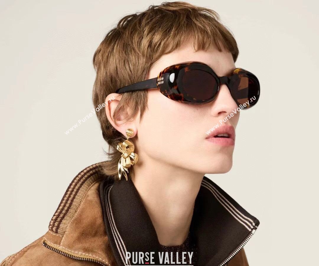 Miu Miu Bow Earrings Gold 2025 MM010808 (YF-260108090)