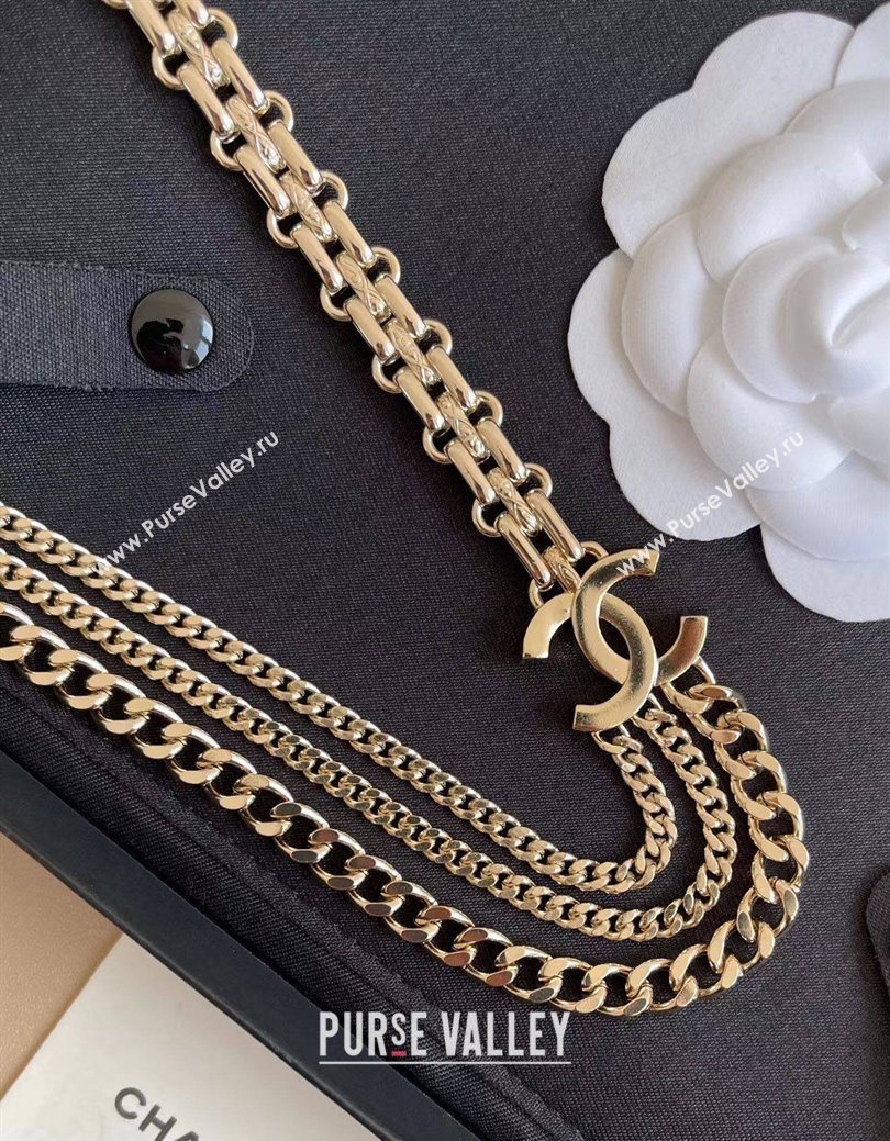 Chanel Chain Necklace Gold 2026 CH011004 (YF-260110017)
