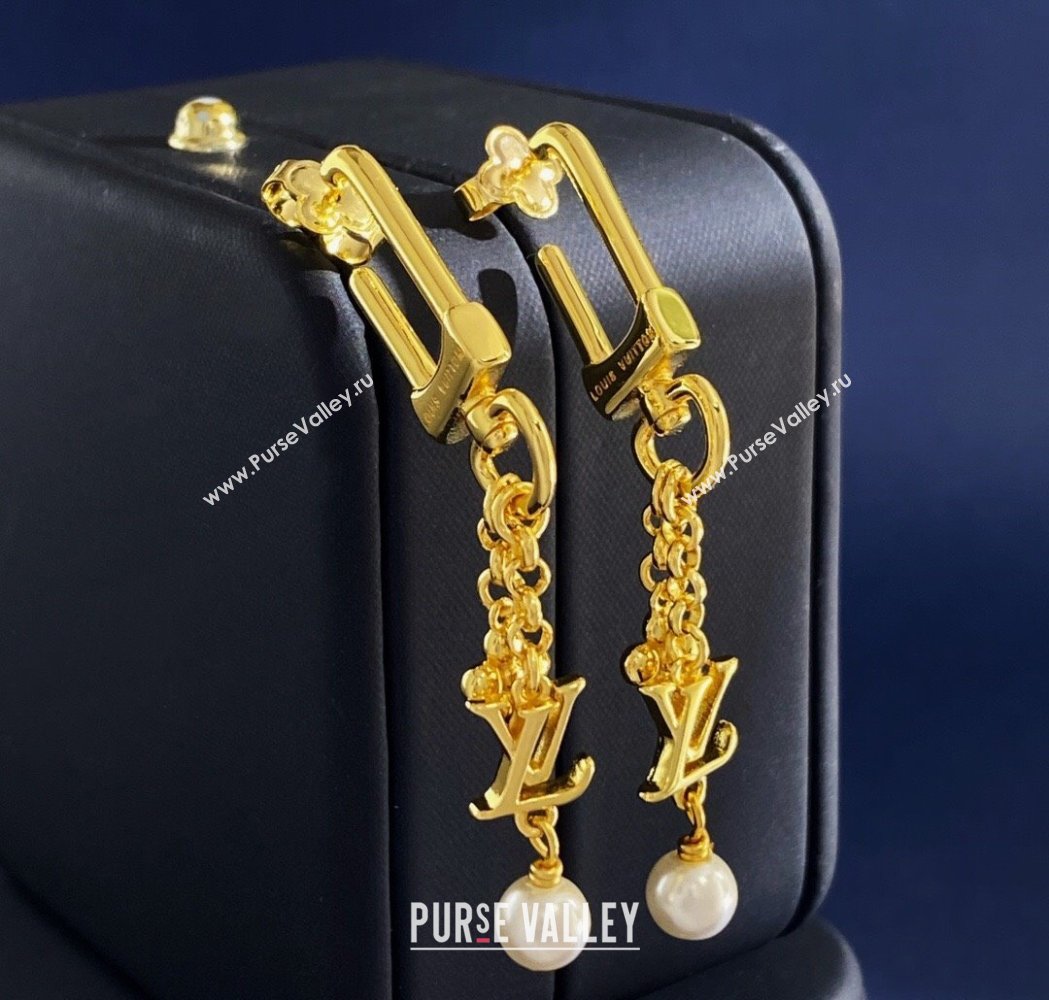 Louis Vuitton LV Iconic Hook Earrings Yellow Gold 2026 0110 (YF-260110035)