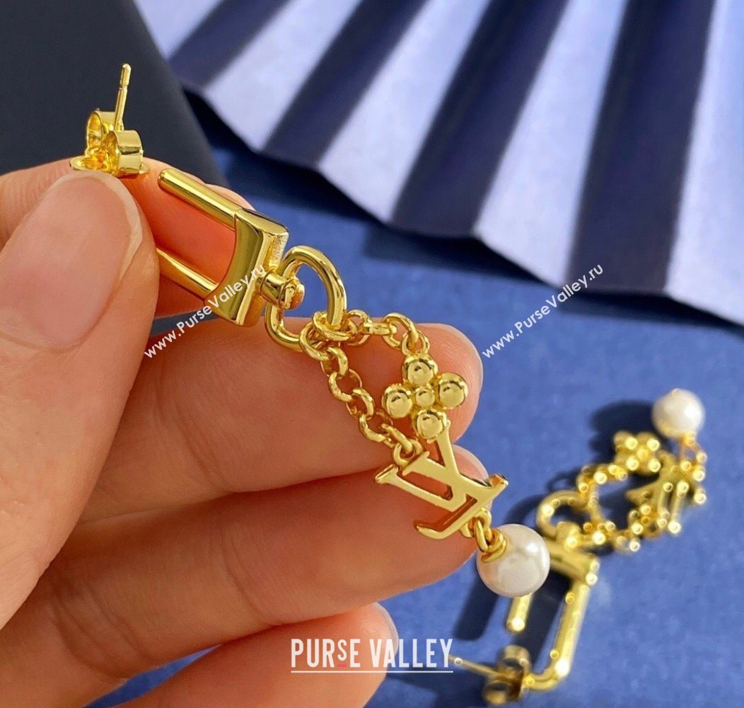 Louis Vuitton LV Iconic Hook Earrings Yellow Gold 2026 0110 (YF-260110035)