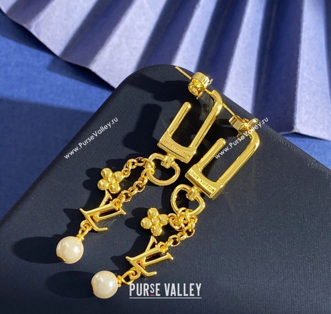 Louis Vuitton LV Iconic Hook Earrings Yellow Gold 2026 0110 (YF-260110035)