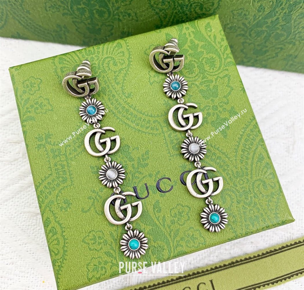 Gucci Daisy Earrings Silver 2026 0110 (YF-260110037)