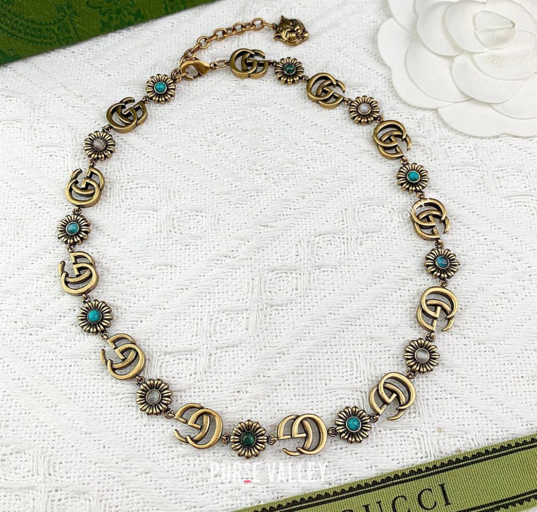 Gucci Daisy Necklace Gold 2026 0110 (YF-260110042)