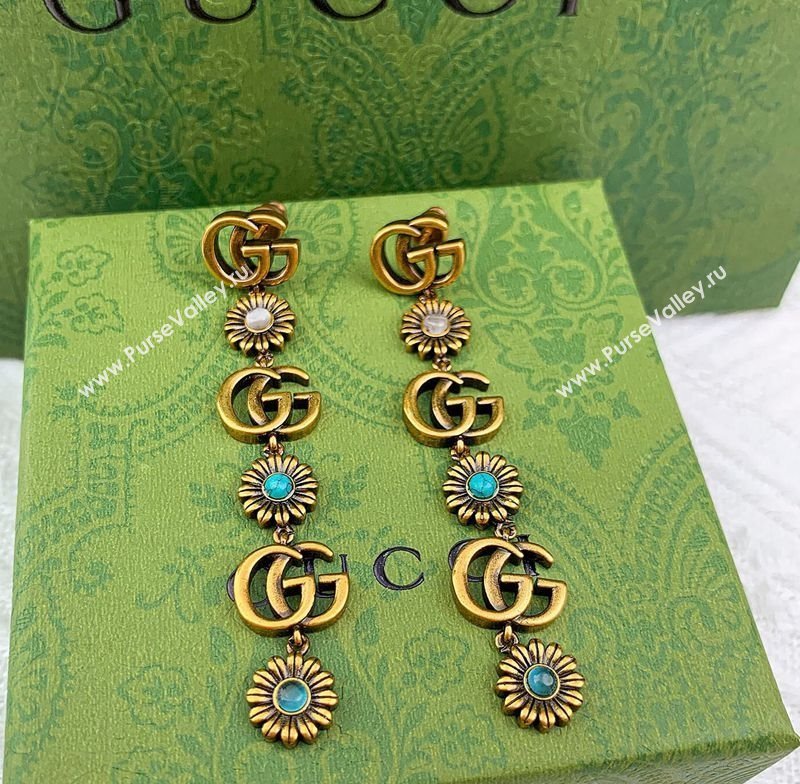 Gucci Daisy Earrings Gold 2026 0110 (YF-260110038)