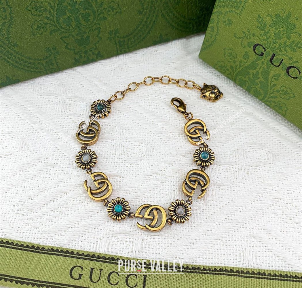 Gucci Daisy Bracelet Gold 2026 0110 (YF-260110040)