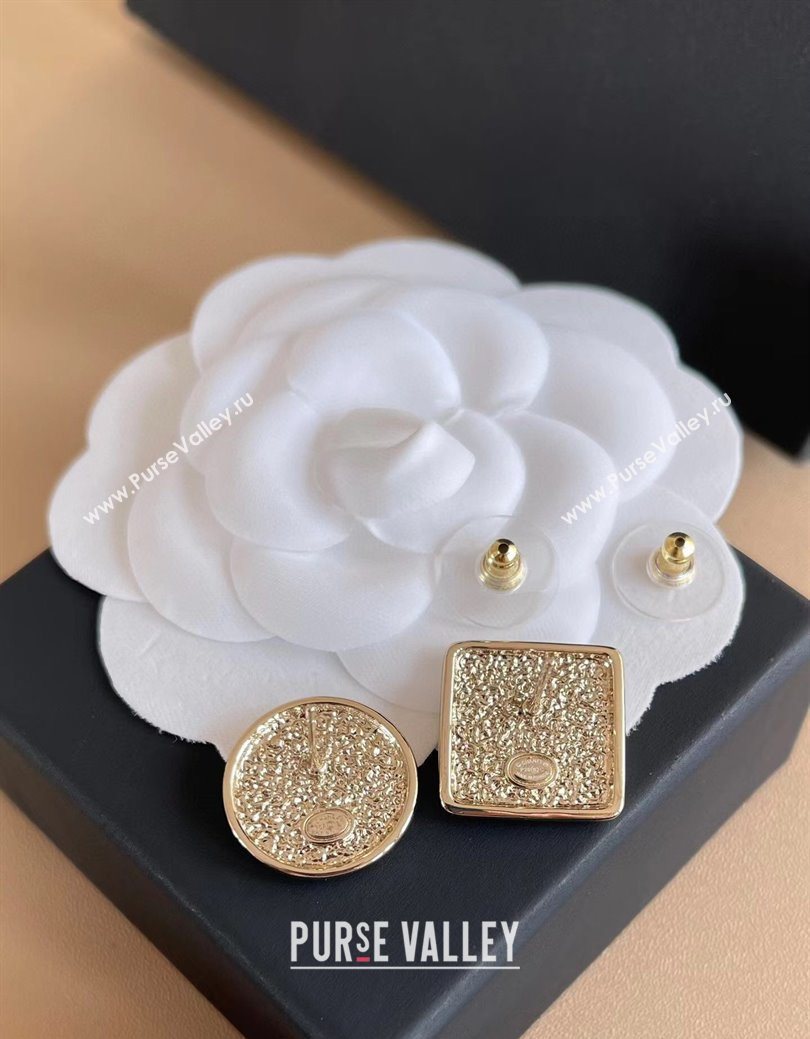 Chanel Round and Square Studs Earrings 2026 0108 (YF-260108106)