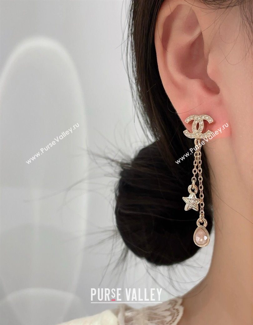 Chanel Star and Strass Earrings Pink 2026 0108 (YF-260108110)