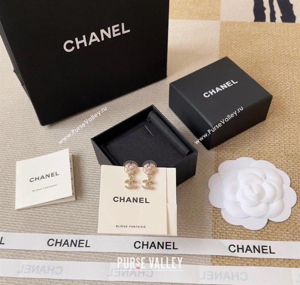 Chanel Bloom Short Earrings Pink 2026 0108 (YF-260108113)