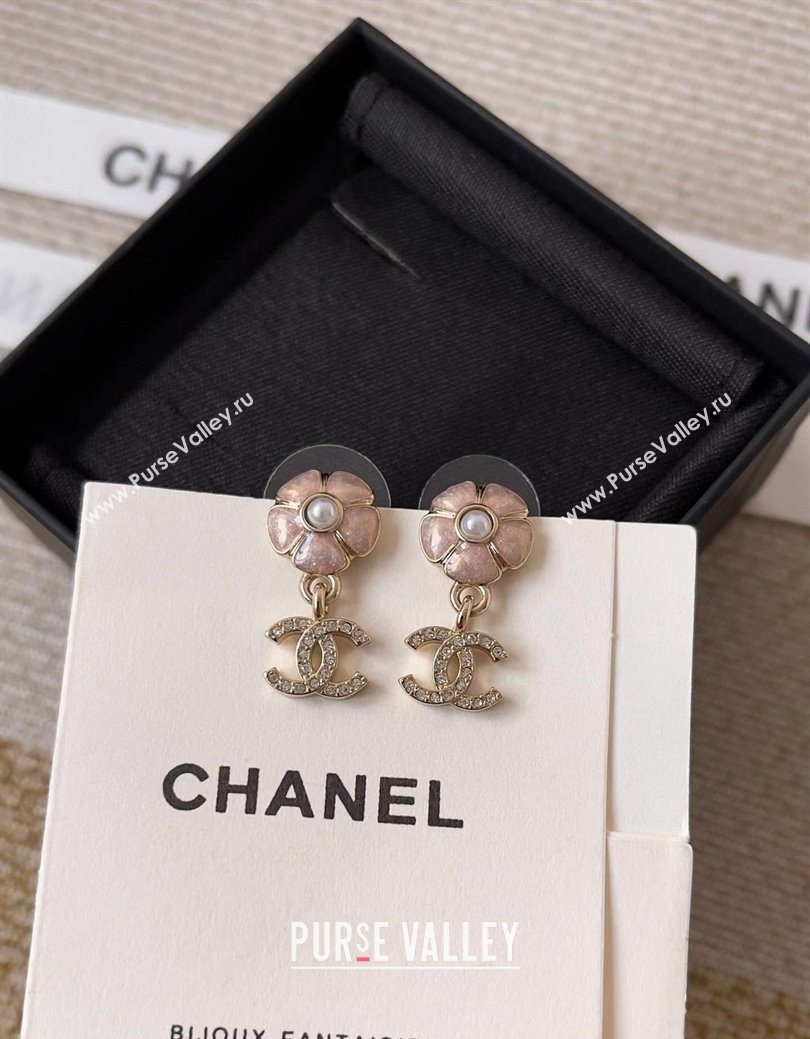 Chanel Bloom Short Earrings Pink 2026 0108 (YF-260108113)
