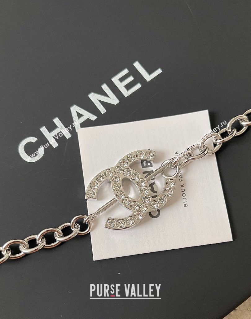 Chanel Chain Necklace Silver 2025 011301 (YF-250113077)