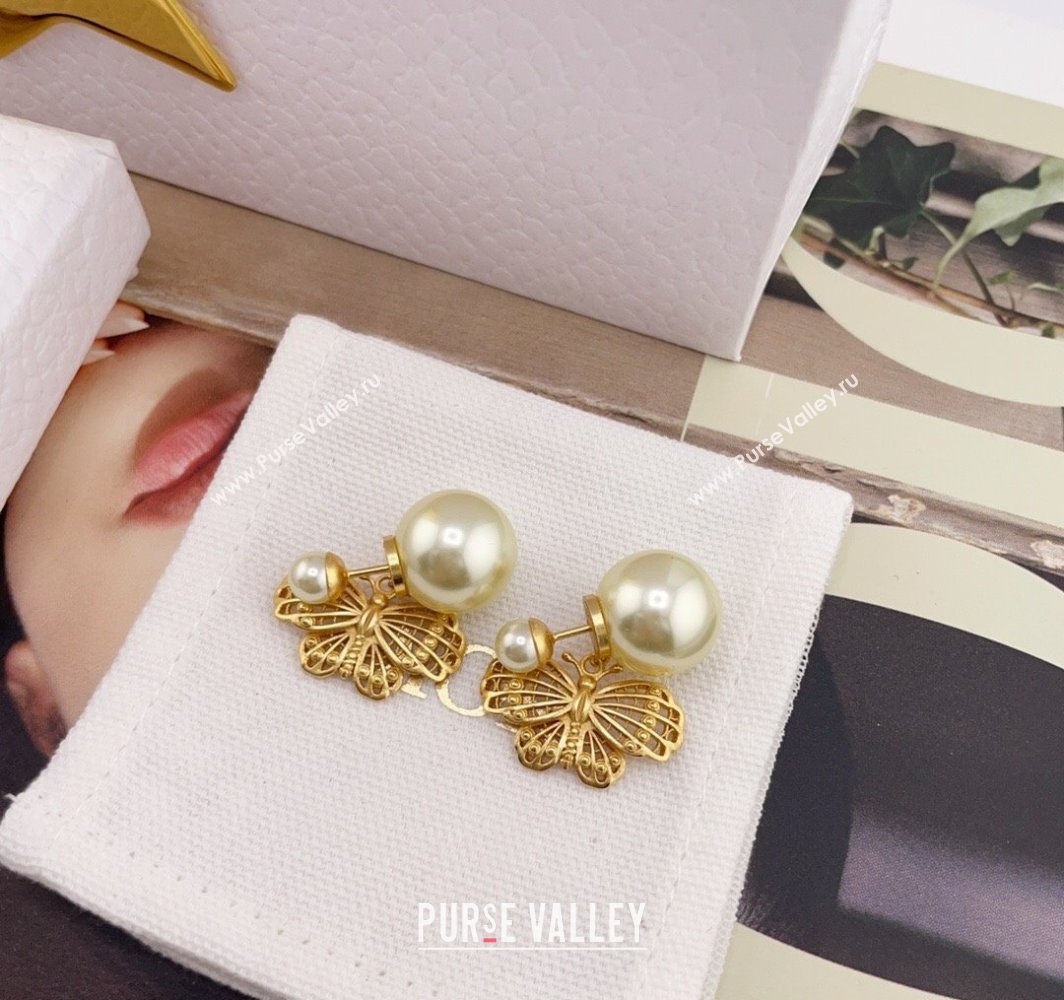 Dior Tribales Earrings with Butterfly 2025 0113 (YF-250113110)