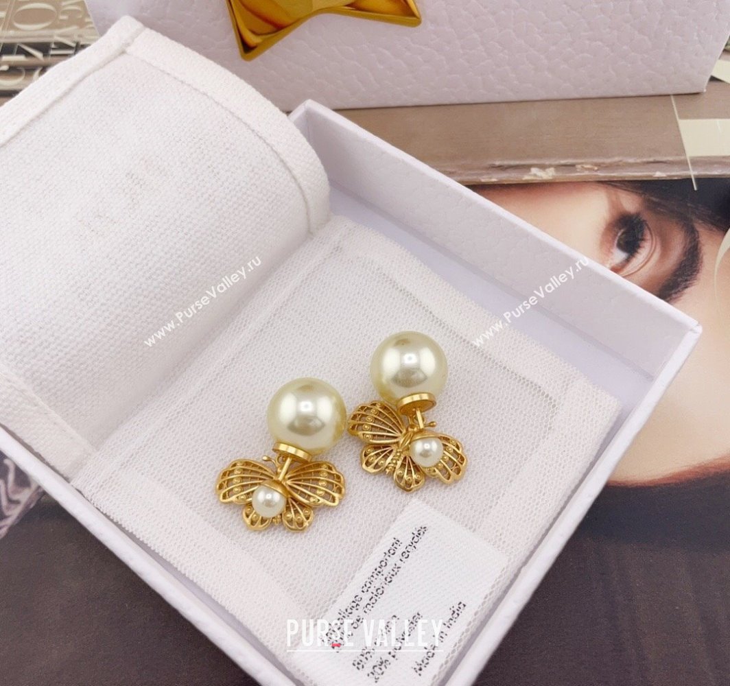 Dior Tribales Earrings with Butterfly 2025 0113 (YF-250113110)