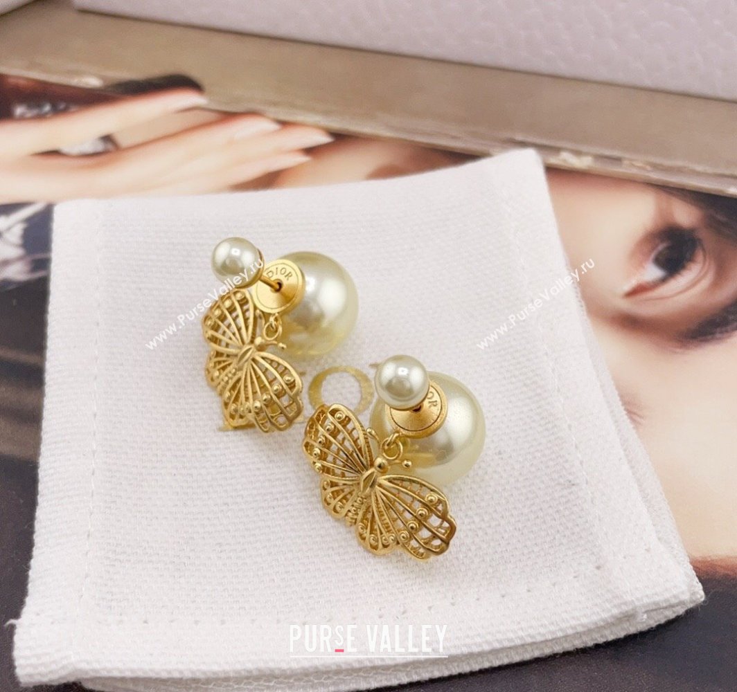 Dior Tribales Earrings with Butterfly 2025 0113 (YF-250113110)