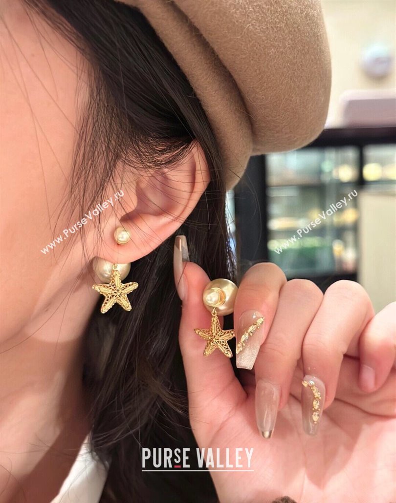 Dior Ocean Tribales Earrings with Starfish 2025 (YF-250113111)