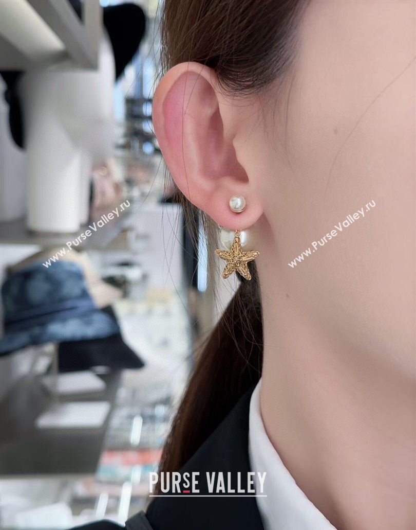 Dior Ocean Tribales Earrings with Starfish 2025 (YF-250113111)