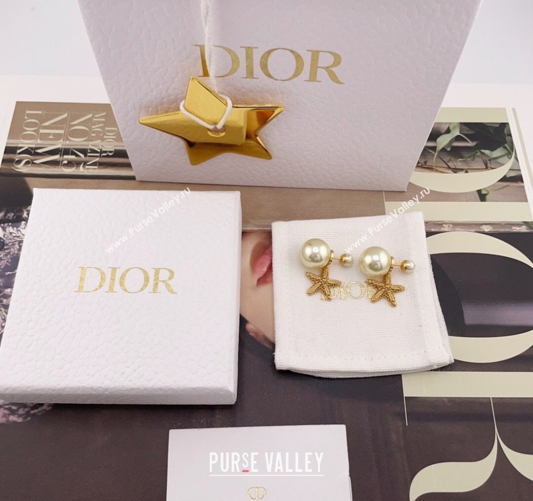 Dior Ocean Tribales Earrings with Starfish 2025 (YF-250113111)