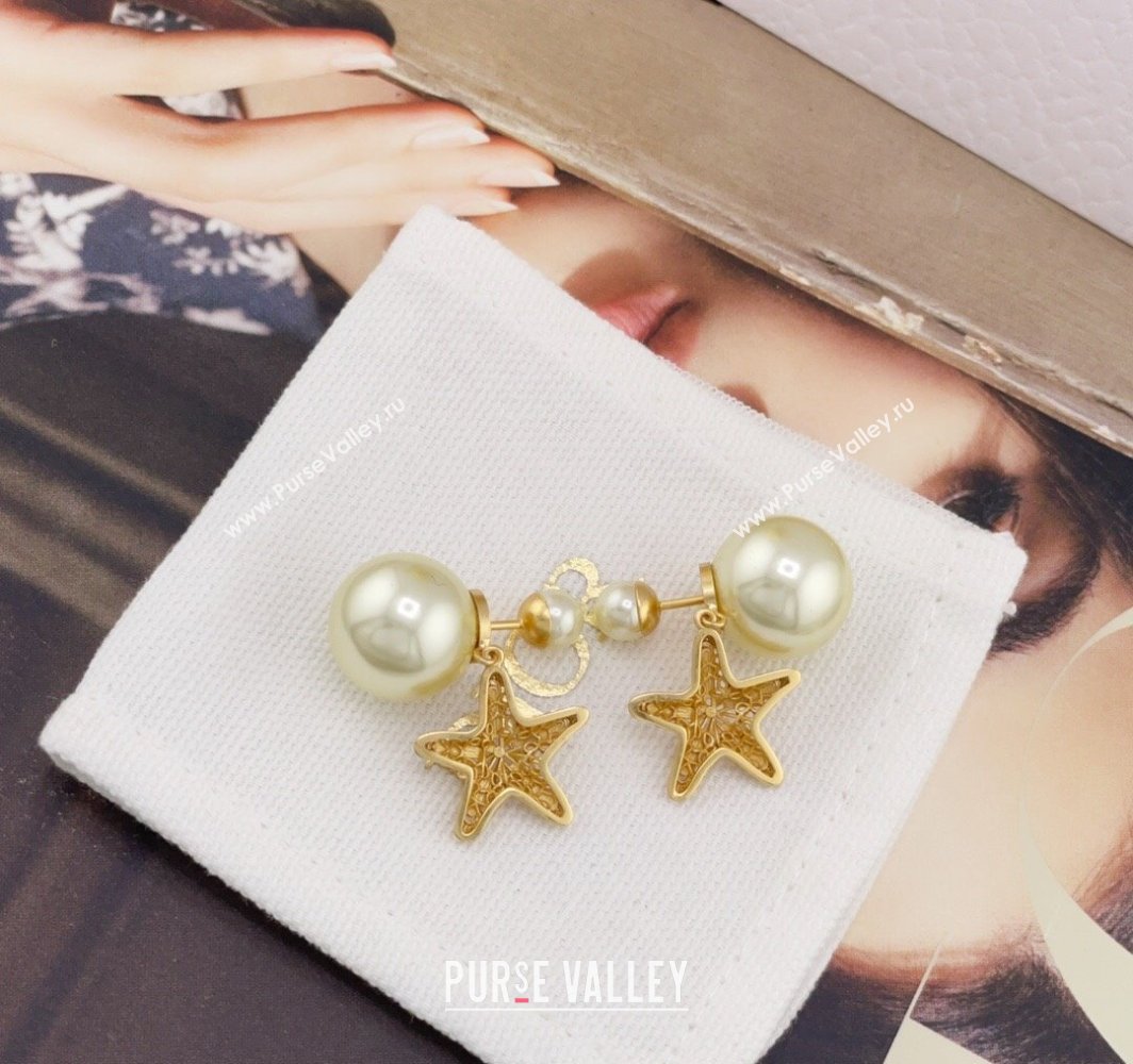 Dior Ocean Tribales Earrings with Starfish 2025 (YF-250113111)