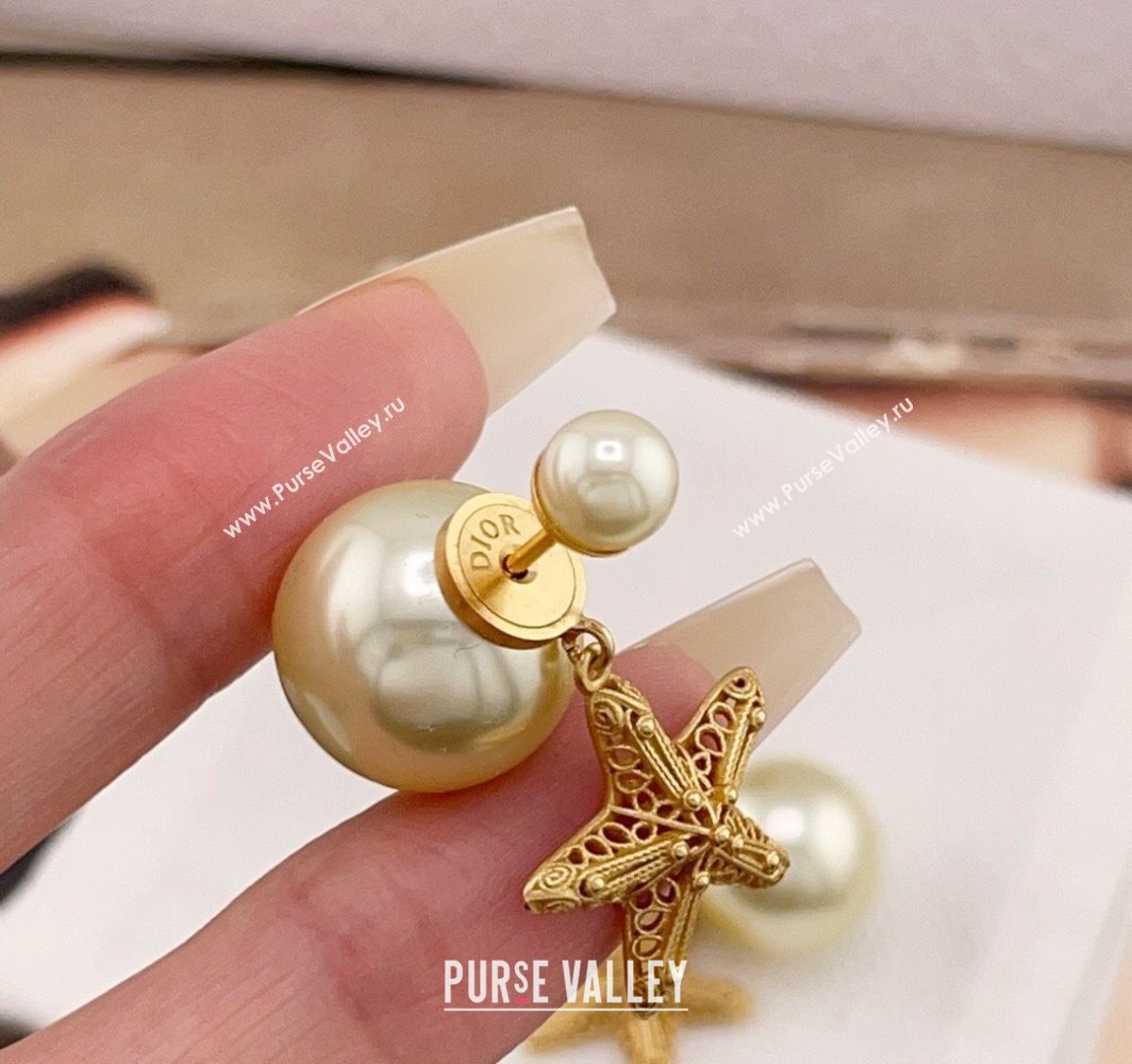 Dior Ocean Tribales Earrings with Starfish 2025 (YF-250113111)