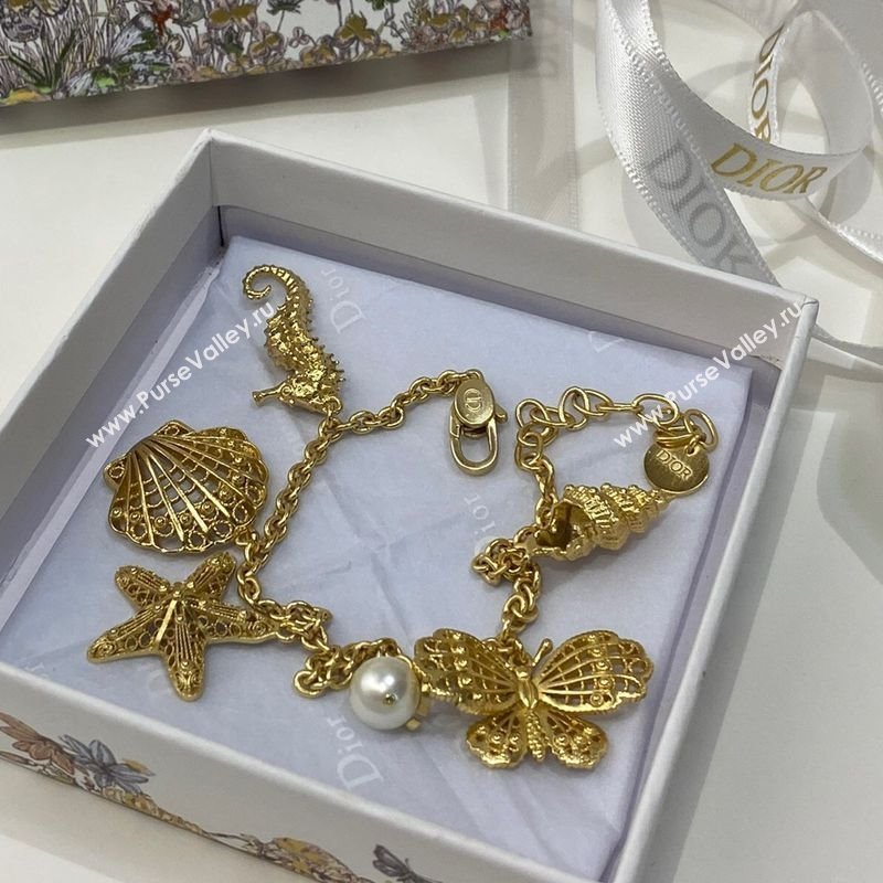 Dior Charm Pendant Bracelet Gold 2025 0113 (YF-250113116)