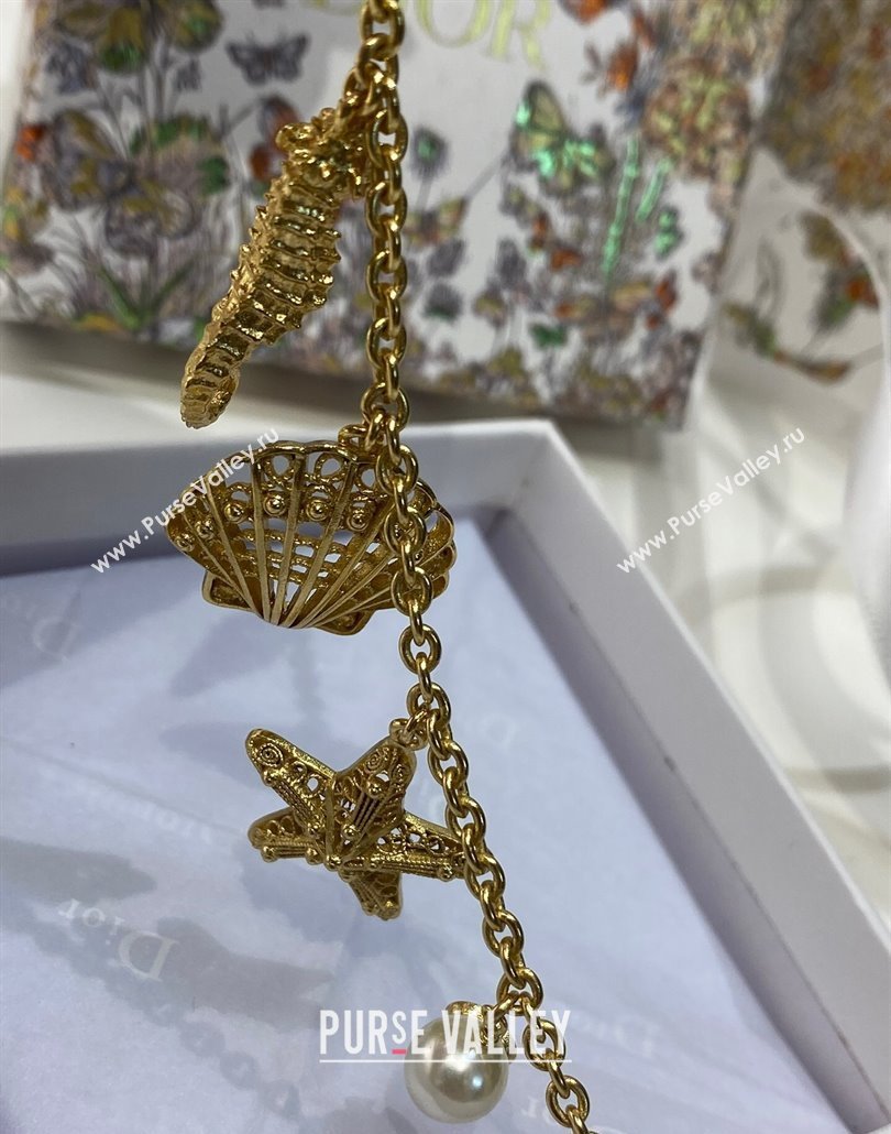 Dior Charm Pendant Bracelet Gold 2025 0113 (YF-250113116)