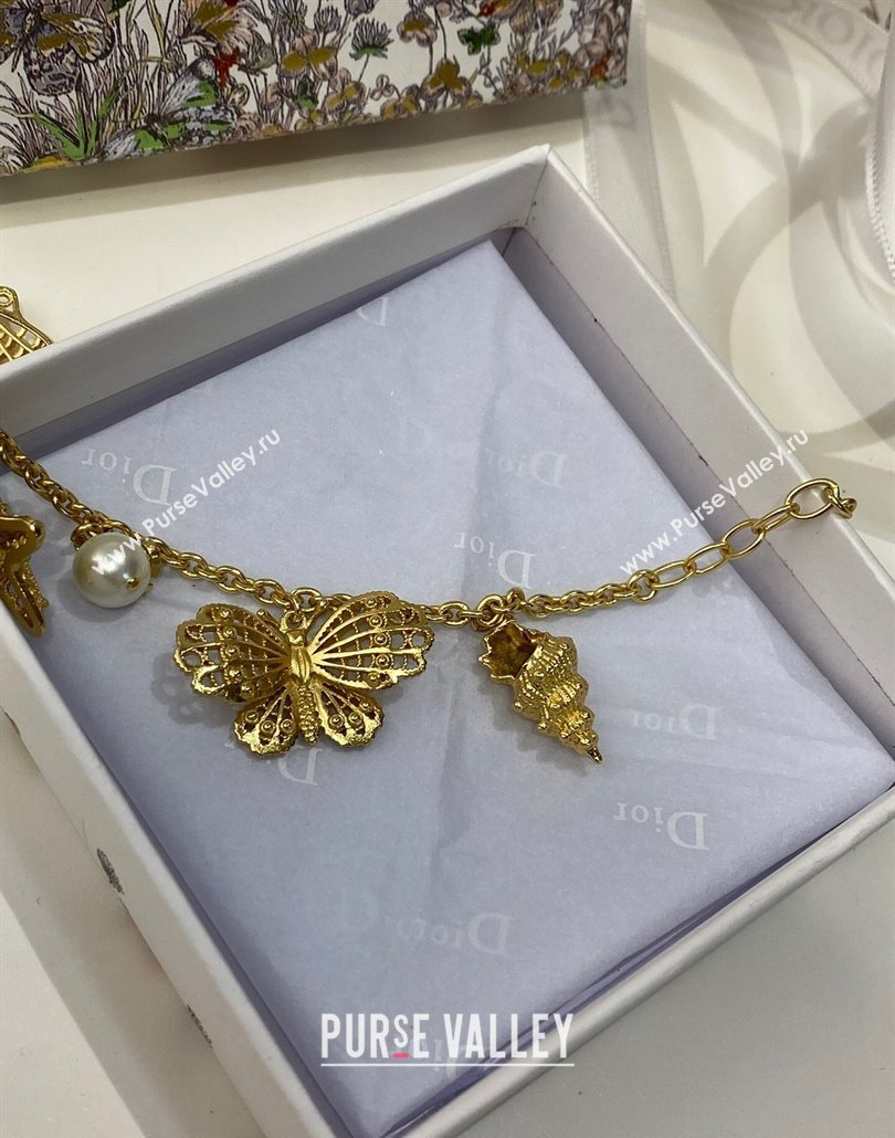 Dior Charm Pendant Bracelet Gold 2025 0113 (YF-250113116)