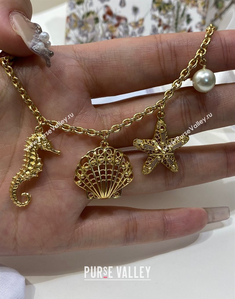 Dior Charm Pendant Bracelet Gold 2025 0113 (YF-250113116)