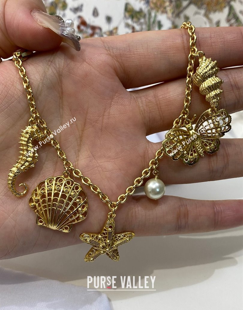 Dior Charm Pendant Bracelet Gold 2025 0113 (YF-250113116)