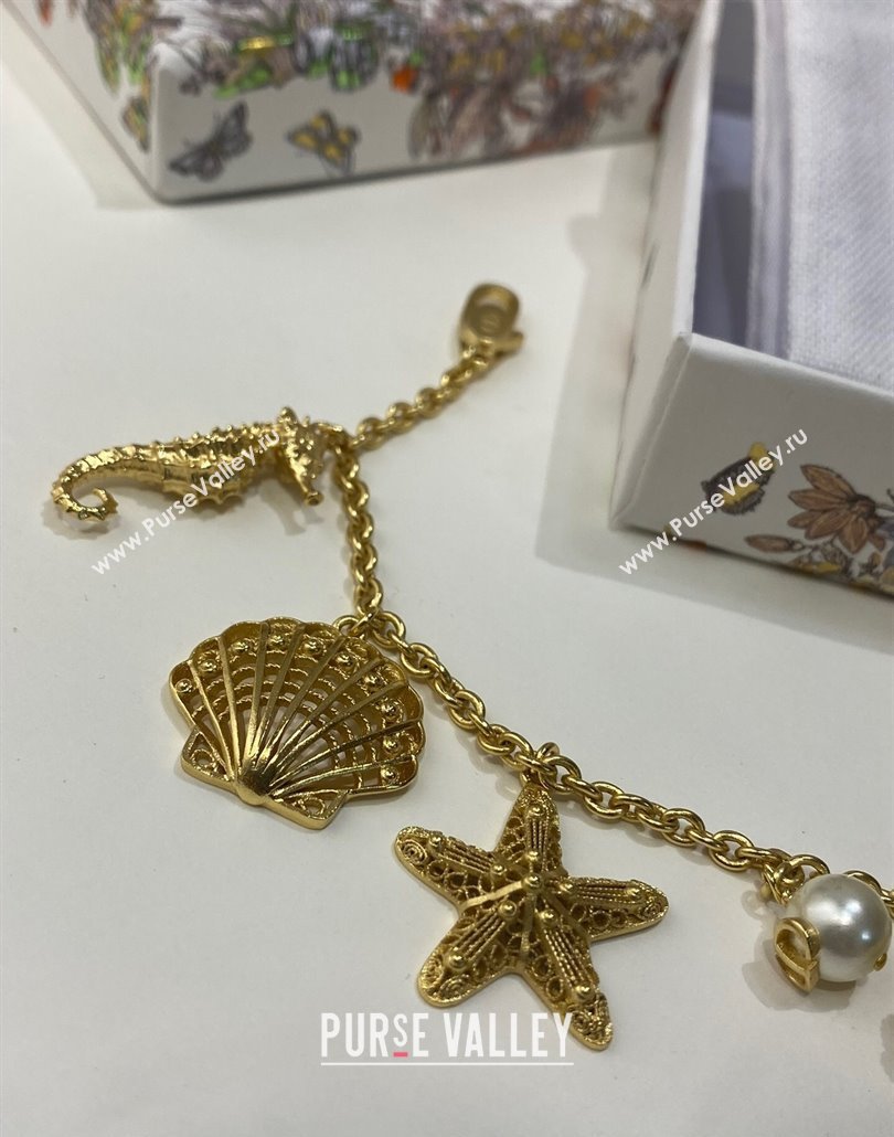 Dior Charm Pendant Bracelet Gold 2025 0113 (YF-250113116)